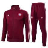 Chándal Bayern Munich 2025/26-Dark Red Retro (Cremallera larga）a）)